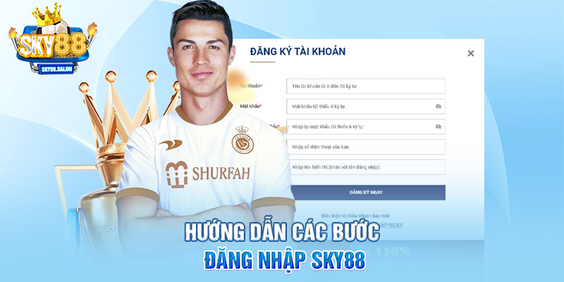 Hướng dẫn các bước đăng nhập SKY88