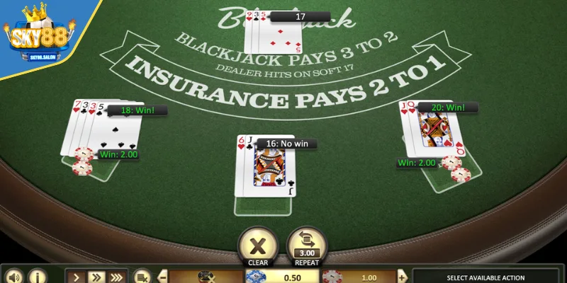 Bí quyết chơi Blackjack là rút thêm bài đúng thời điểm